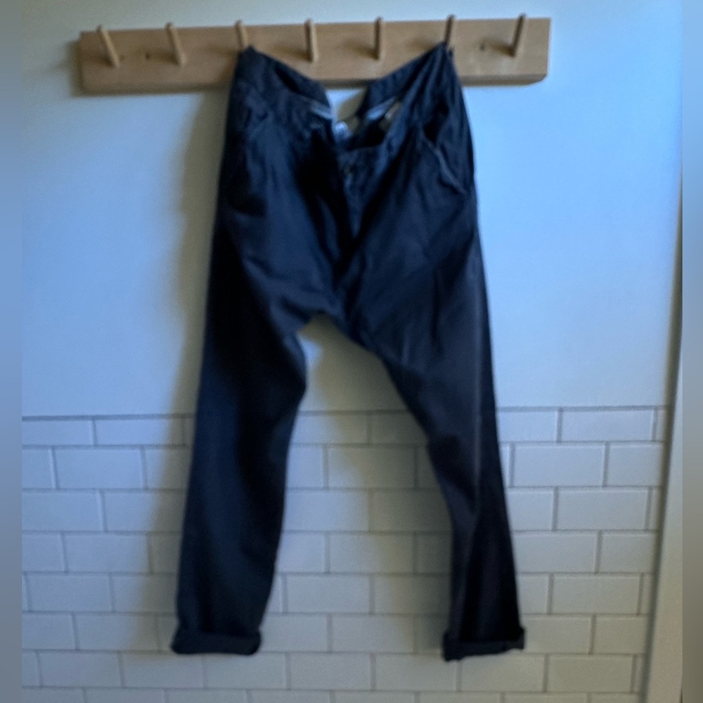 Current Elliot Navy Chinos